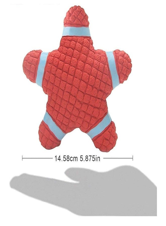 Smart Pups og Latex Squeaky Star Shape Puppy Pet Toy (Large) (Pack of 1) - Image 5
